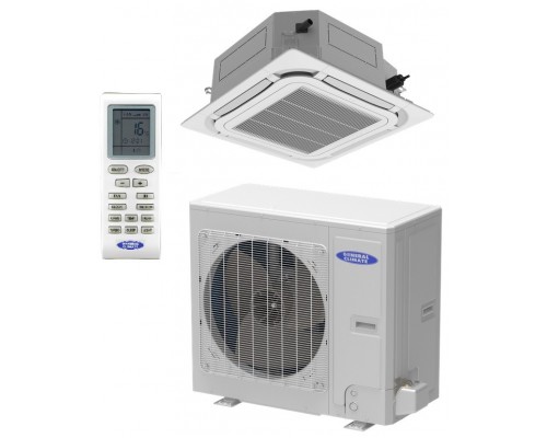 Кассетный кондиционер General Climate GC-4CE48HRF / GU-UE48HF