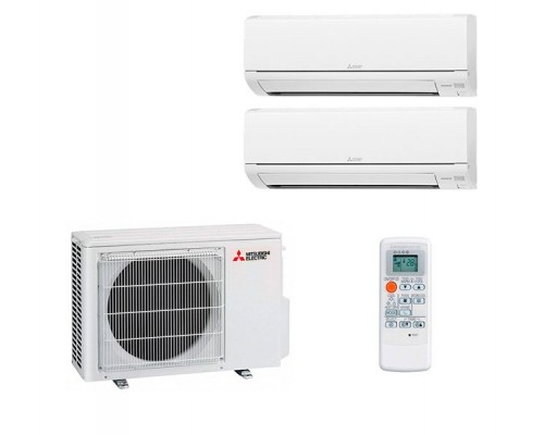 Мульти-сплит система Mitsubishi Electric MSZ-HJ25VA x 2 / MXZ-2HJ40VA-ER1