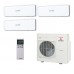 Мульти-сплит система Mitsubishi Heavy SRK25ZS-W + SRK35ZS-W + SRK50ZS-W / SCM100ZМ-S