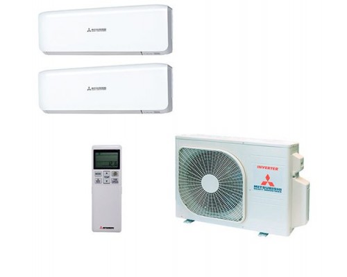 Мульти-сплит система Mitsubishi Heavy SRK25ZS-W x 2 / SCM45ZS-S