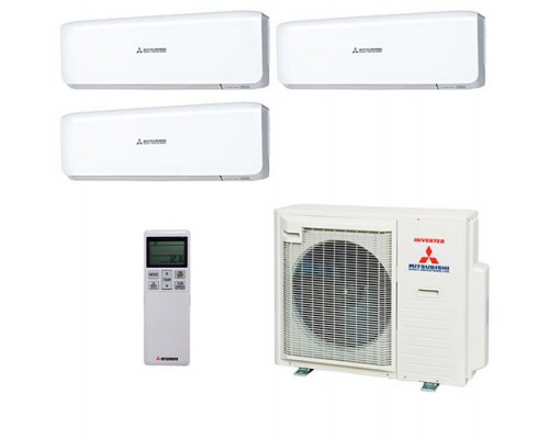 Мульти-сплит система Mitsubishi Heavy SRK20ZS-W + SRK25ZS-W + SRK35ZS-W / SCM71ZМ-S1