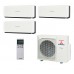 Мульти-сплит система Mitsubishi Heavy SRK20ZS-WB + SRK25ZS-WB + SRK35ZS-WB / SCM71ZМ-S1