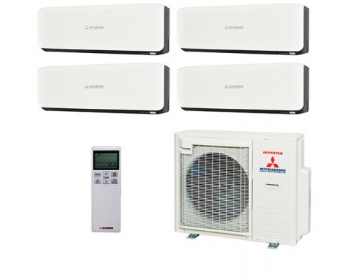 Мульти-сплит система Mitsubishi Heavy SRK20ZS-WB x 2 + SRK25ZS-WB + SRK35ZS-WB / SCM80ZМ-S1