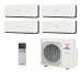 Мульти-сплит система Mitsubishi Heavy SRK20ZS-WB x 2 + SRK25ZS-WB + SRK35ZS-WB / SCM80ZМ-S1