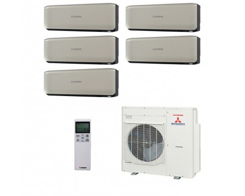 Мульти-сплит система Mitsubishi Heavy SRK20ZS-WT x 3 + SRK35ZS-WT + SRK50ZS-WT / SCM125ZМ-S