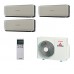Мульти-сплит система Mitsubishi Heavy SRK20ZS-WT x 3 / SCM50ZS-S1