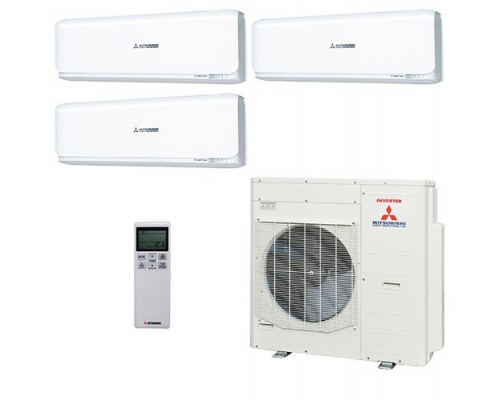 Мульти-сплит система Mitsubishi Heavy SRK25ZSX-W + SRK35ZSX-W + SRK50ZSX-W / SCM100ZМ-S