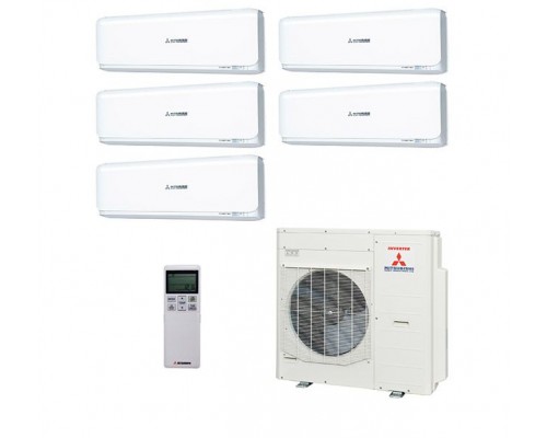 Мульти-сплит система Mitsubishi Heavy SRK20ZSX-W x 5 / SCM100ZМ-S