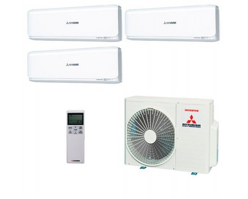 Мульти-сплит система Mitsubishi Heavy SRK25ZSX-W x 3 / SCM60ZМ-S1