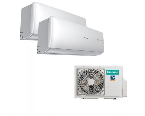 Мульти-сплит система Hisense AMS-09UR4SVEDL6 (S) + AMS-12UR4SVEDL6 (S) / AMW2-18U4SXE