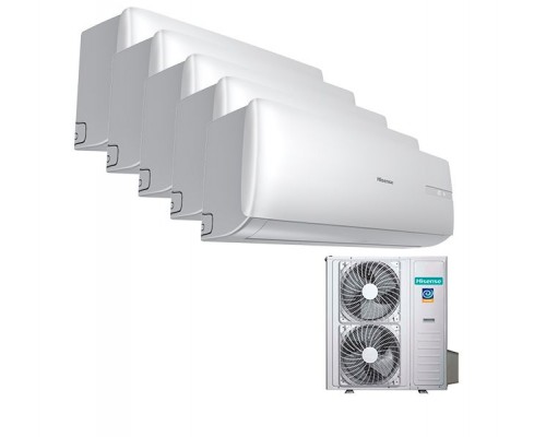 Мульти-сплит система Hisense AMS-09UR4SVEDL6 (S) x 5 / AMW-42U4SE