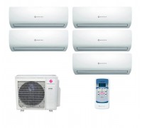 Мульти-сплит система Dantex RK-M09C2N x 5 / RK-5M42HM2E-W