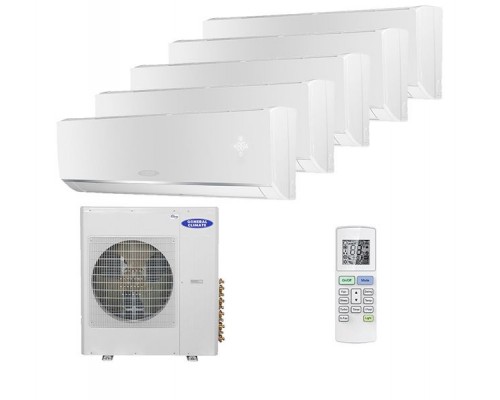 Мульти-сплит система General Climate GC-ME07HRi x 5 / GU-M5E42H1