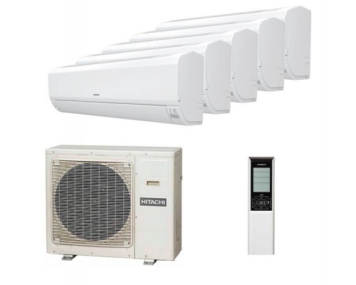Мульти-сплит система Hitachi RAK-15QPE x 5 / RAM-90NP5E