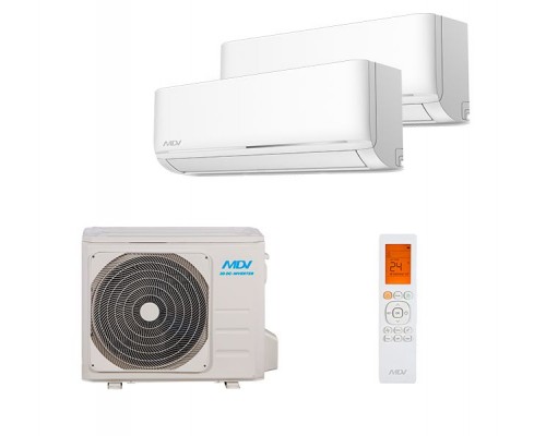 Мульти-сплит система MDV MDSAG-09HRFN8 + MDSAG-12HRFN8 / MD2O-18HFN8