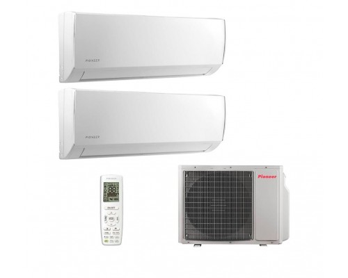 Мульти-сплит система Pioneer KFRI20MW + KFRI25MW / 2MSHD18A