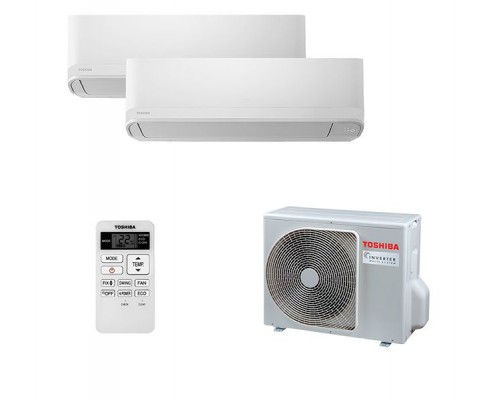 Мульти-сплит система Toshiba RAS-B10CKVG-EE x 2 / RAS-2M18G3AVG-E