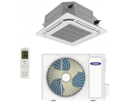 Кассетный кондиционер General Climate GC-4CE24HRF / GU-UE24HF
