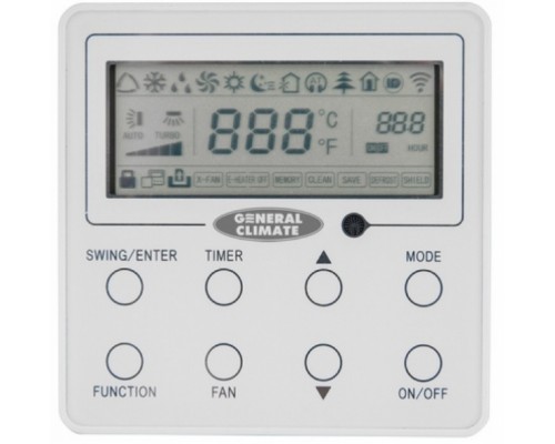 Кассетный кондиционер General Climate GC-4CE18HRF(c) / GU-UE18HF