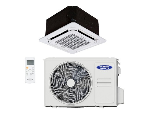 Кассетный кондиционер General Climate GC-4C12HRN2(c) / GU-U12H2