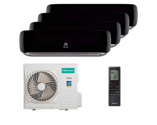 Мульти-сплит система Hisense AMS-09UW4RVETG00(B) x 4 / AMW4-27U4RJC