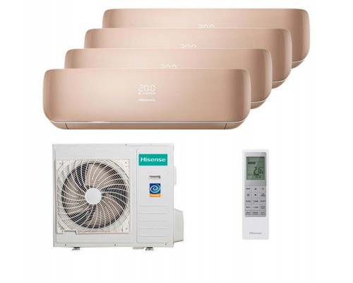 Мульти-сплит система Hisense AMS-09UW4RVETG00(C) x 4 / AMW4-27U4RJC