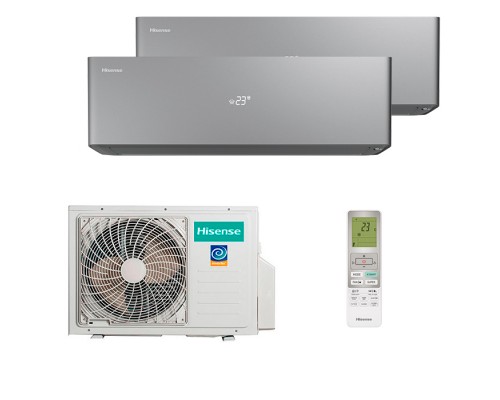 Мульти-сплит система Hisense AS-10UW4RXVQH00AG(B) x 2 / AMW2-18U4RXC
