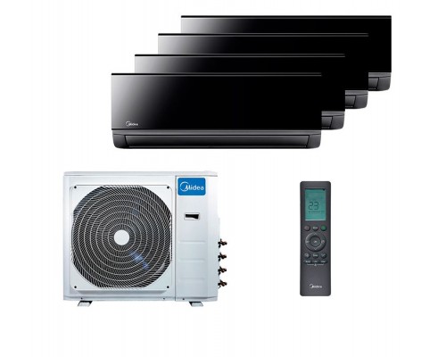 Мульти-сплит система Midea на четыре комнаты (Чёрный)