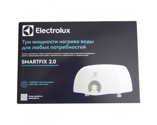 Водонагреватель проточный Electrolux SMARTFIX 2.0 TS (3,5 kW) - кран+душ