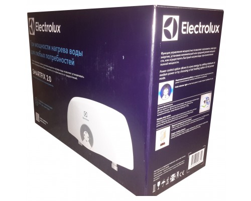 Водонагреватель проточный Electrolux SMARTFIX 2.0 TS (5,5 kW) - кран+душ