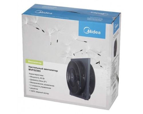 Вентилятор настольный Midea MVFD2303 black