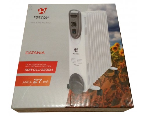 Масляный радиатор ROYAL Clima ROR-С11-2200М белый