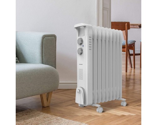 Масляный радиатор Timberk Blanco Ext TOR 21.2009 BC белый