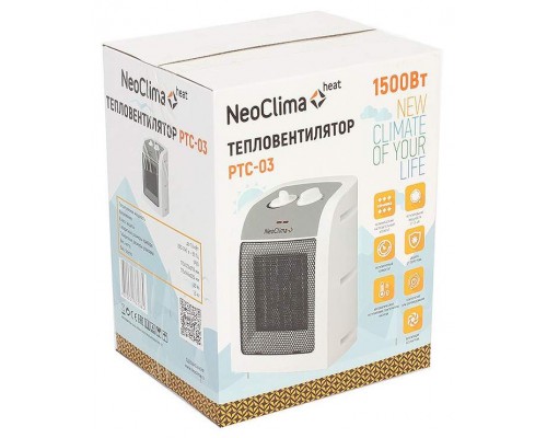 Тепловентилятор Neoclima PTC-03 белый