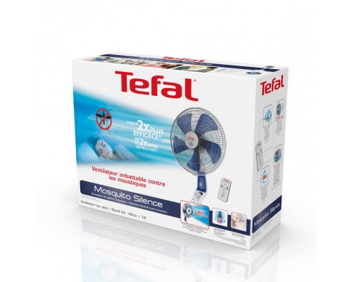 Напольный вентилятор Tefal Mosquito Silence VF6410F0 white/blue