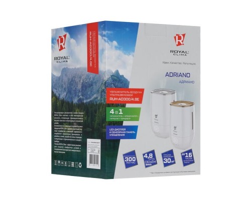 Воздухоувлажнитель Royal Clima RUH-AD300/4.8E-WT White
