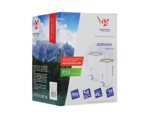 Воздухоувлажнитель Royal Clima RUH-AD300/4.8M-WT White