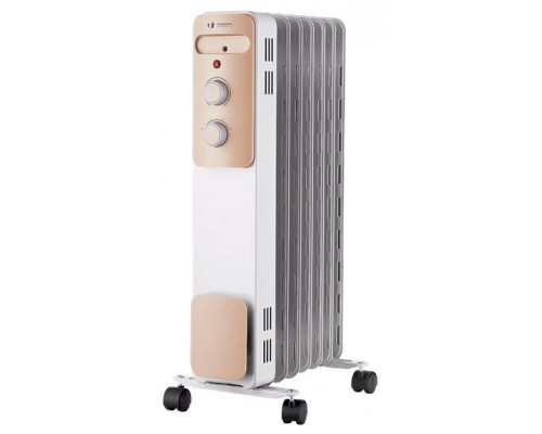 Масляный радиатор Timberk TOR 21.2311 LUX White, Beige