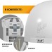 Электросушитель для рук Puff-8975