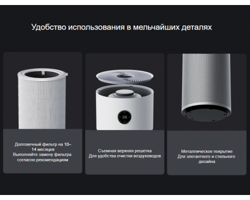 Воздухоочиститель Xiaomi Y-600 белый
