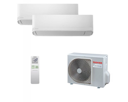Мульти-сплит система Toshiba RAS-B05CKVG-EE x 2 / RAS-2M14G3AVG-E