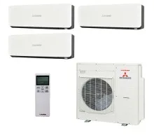 Мульти-сплит система Mitsubishi Heavy SRK25ZS-WB + SRK35ZS-WB + SRK50ZS-WB / SCM100ZМ-S