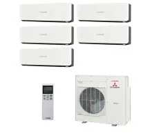 Мульти-сплит система Mitsubishi Heavy SRK20ZS-WB x 3 + SRK35ZS-WB + SRK50ZS-WB / SCM125ZМ-S