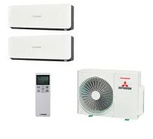 Мульти-сплит система Mitsubishi Heavy SRK25ZS-WB + SRK35ZS-WB / SCM50ZS-S1