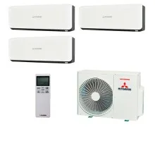 Мульти-сплит система Mitsubishi Heavy SRK20ZS-WB x 3 / SCM50ZS-S1