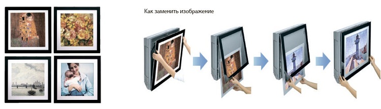 корпус со сменой изображений